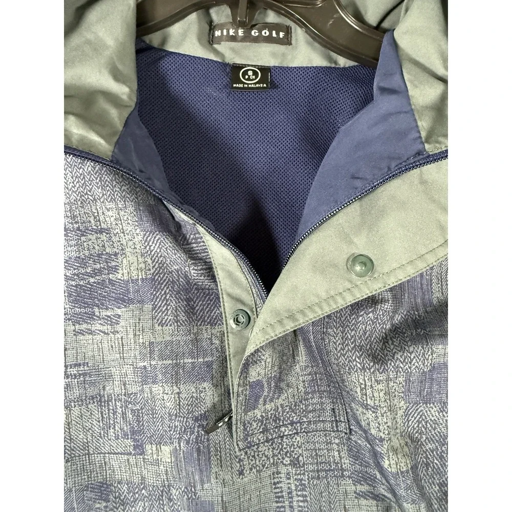 Nike Golf Pullover Mens Small Long Sleeve Windbreaker Vented‎ Polyester